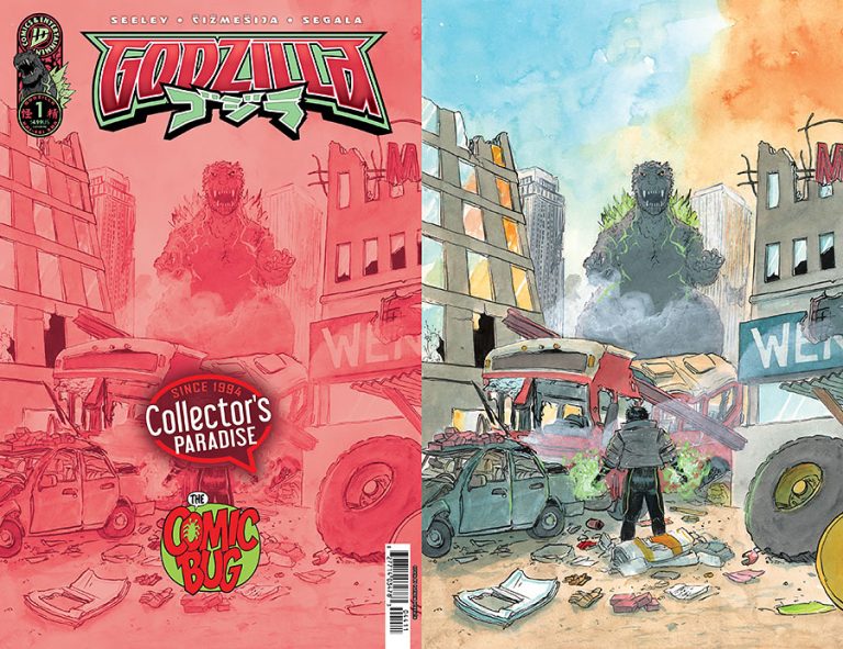 Godzilla [Kai-Sei Era] #1 Collector's Paradise Exclusive Connecting Variant (1 of 3) by Patrick Horvath!